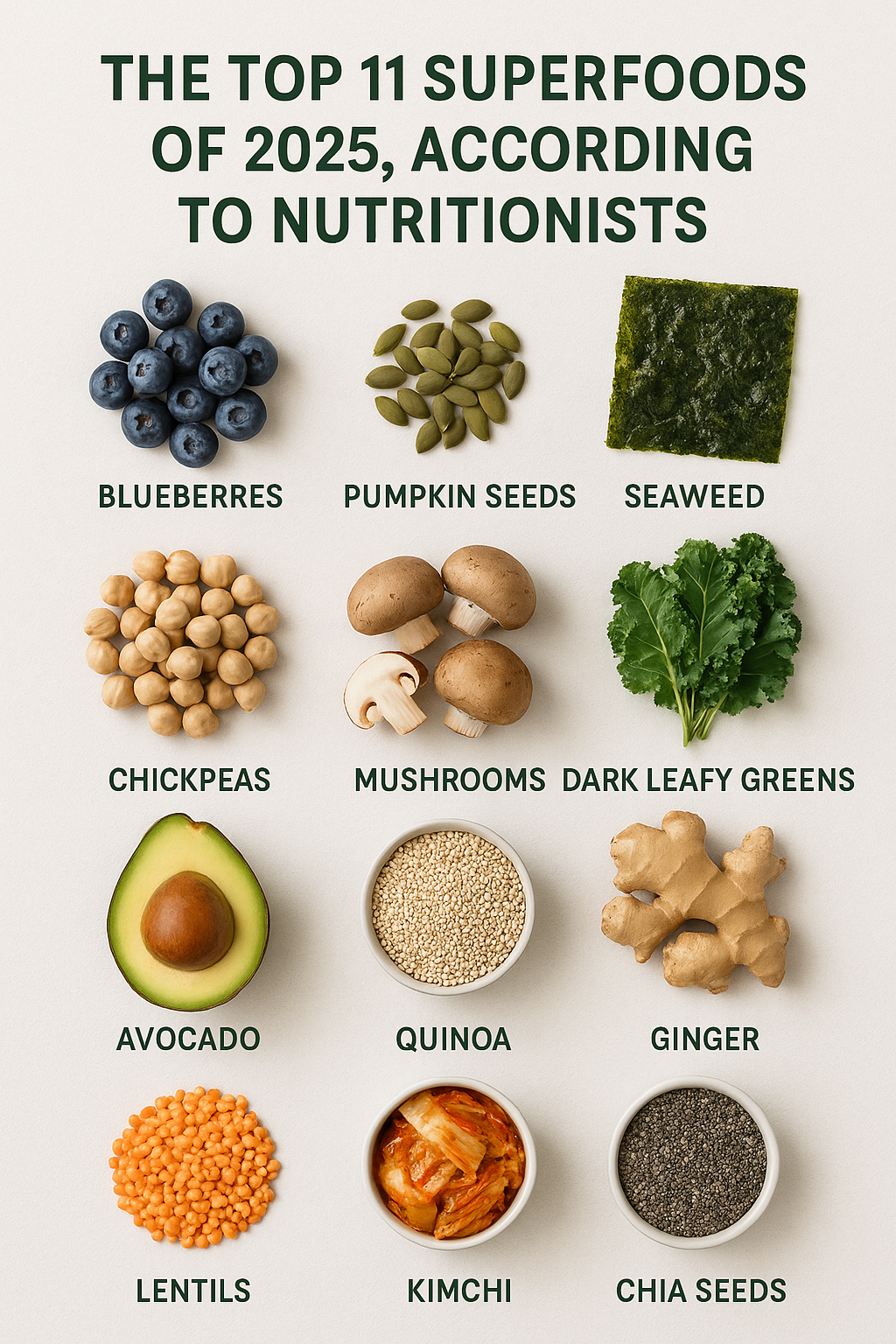 The Top 11 Superfoods of 2025, According to Nutritionists